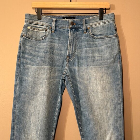 Men's 32x32 Madewell Skinny Blue Jeans Comfort Stretch - Picture 4 of 7